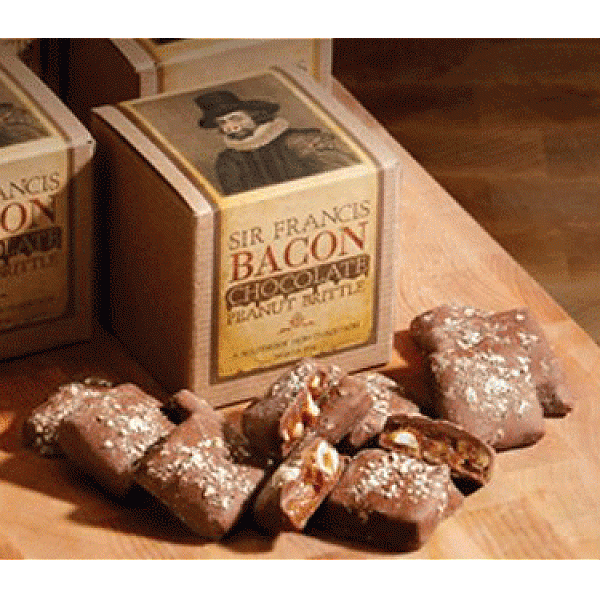 bacon, peanuts and chocolate