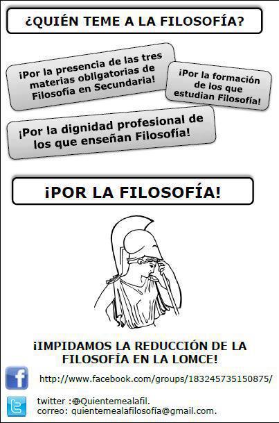 ¿Quién teme a la Filosofía?